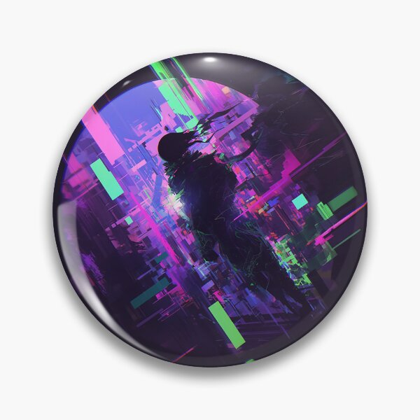 Item preview, Neon Glitch Fragmented Design designed and sold by Christian Weiss.
