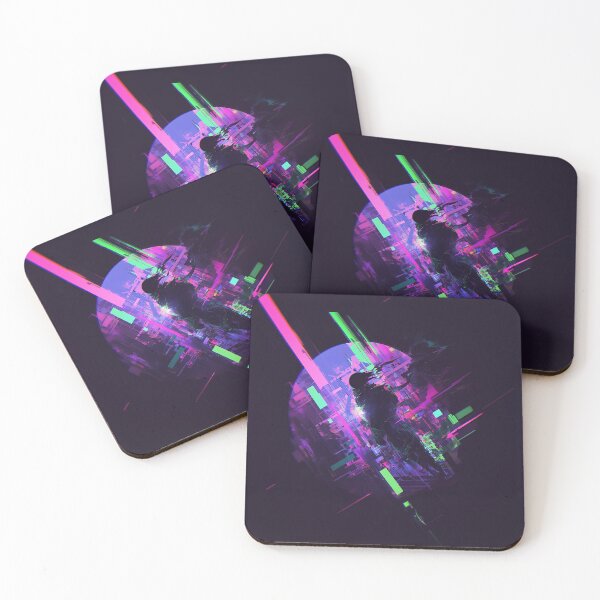 Item preview, Neon Glitch Fragmented Design designed and sold by Christian Weiss.