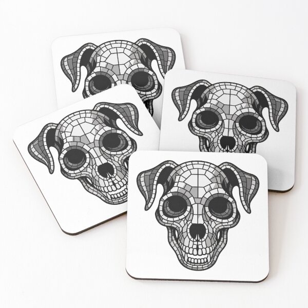 Item preview, Dog Mosaic – Minimal Abstract Canine Art designed and sold by YounexxART.