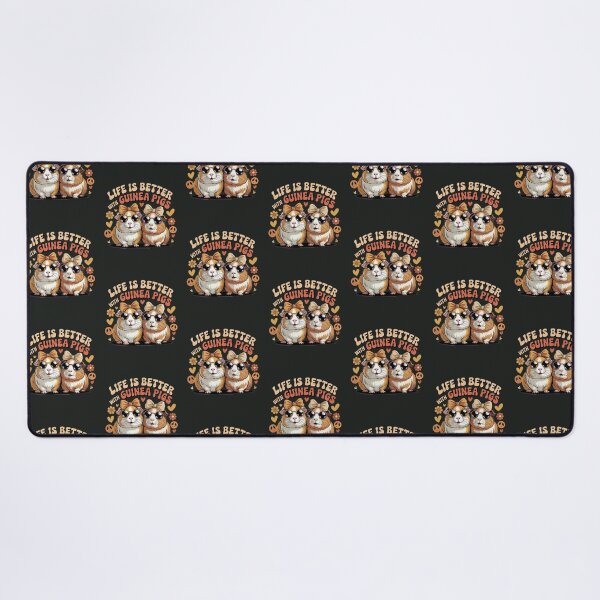 Item preview, Life Is Better With Guinea Pigs Retro Groovy | Funny Guinea Pig Lover Gift designed and sold by tamdevo1.