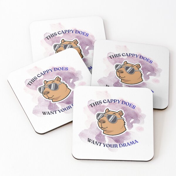 Item preview, Capybara Drama Quote designed and sold by DreamGraphicDG.