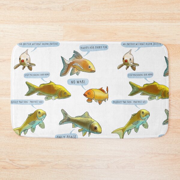 Item preview, Ocean Justice Marine Life Protest Illustration designed and sold by VitSArt.