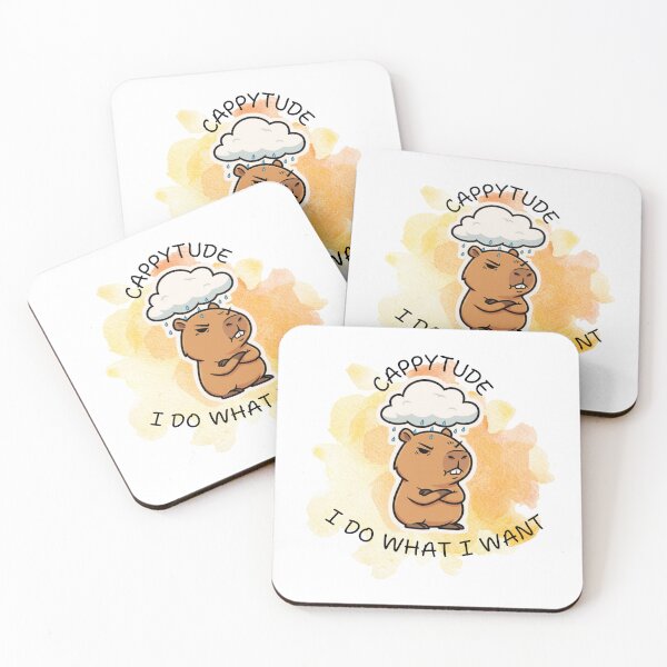 Item preview, Cappibara with attitude designed and sold by DreamGraphicDG.