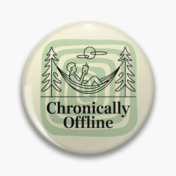 Item preview, Chronically Offline Minimalist Nature Line Art Gift designed and sold by Zayavca.