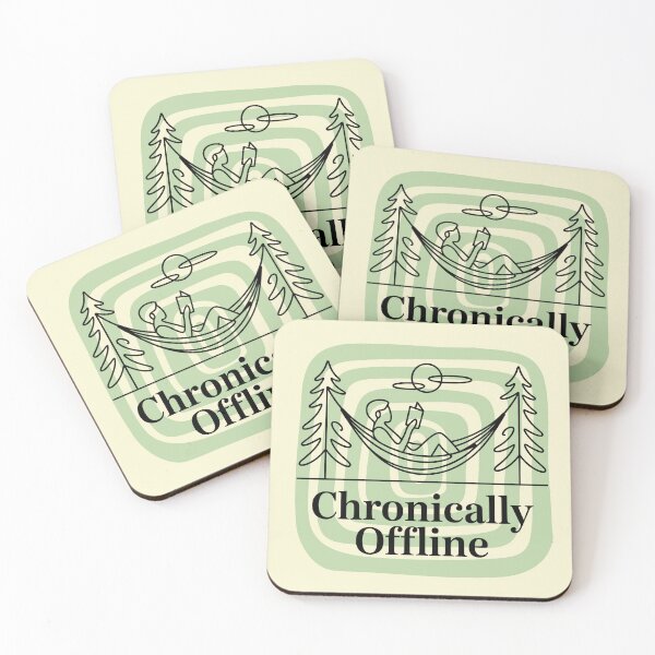 Item preview, Chronically Offline Minimalist Nature Line Art Gift designed and sold by Zayavca.