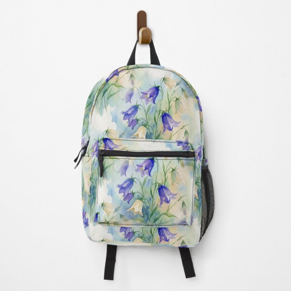 Artikelvorschau, Watercolour Bluebell Floral Botanical Pattern entworfen und verkauft von Aurea Geometry.