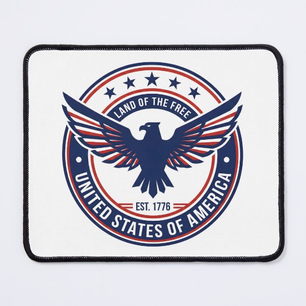 Item preview, Patriotic Eagle Emblem – Bold USA Independence Design designed and sold by relso.