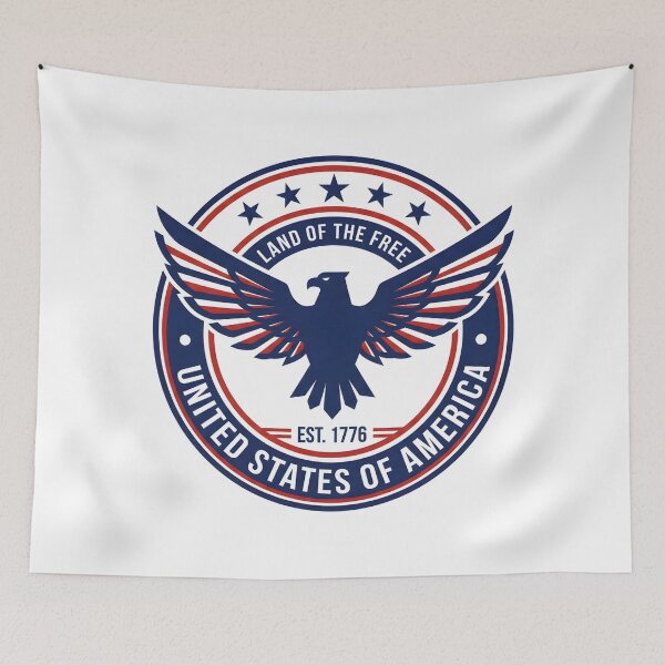 Item preview, Patriotic Eagle Emblem – Bold USA Independence Design designed and sold by relso.