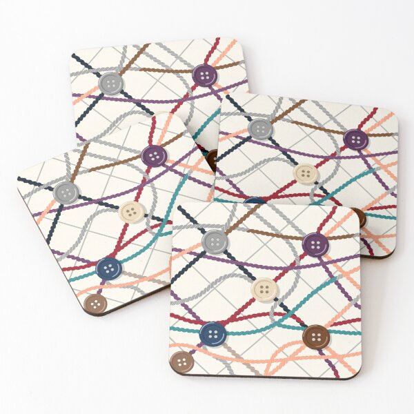 Item preview, Buttons Pattern  designed and sold by Akali Design.