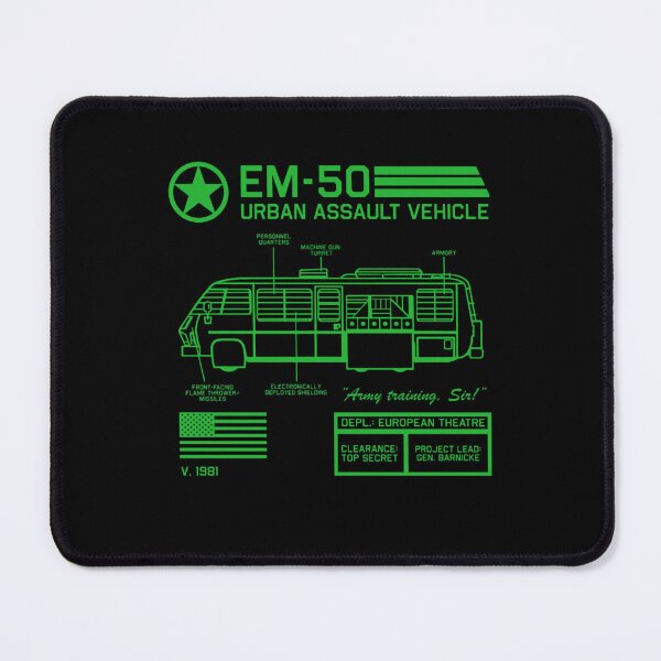 Item preview, EM-50 Urban Assault Vehicle Specs - Stripes Movie  European Theatre Clearance Top Secret Project Lead Gen Barnicke designed and sold by Ghanikhan.