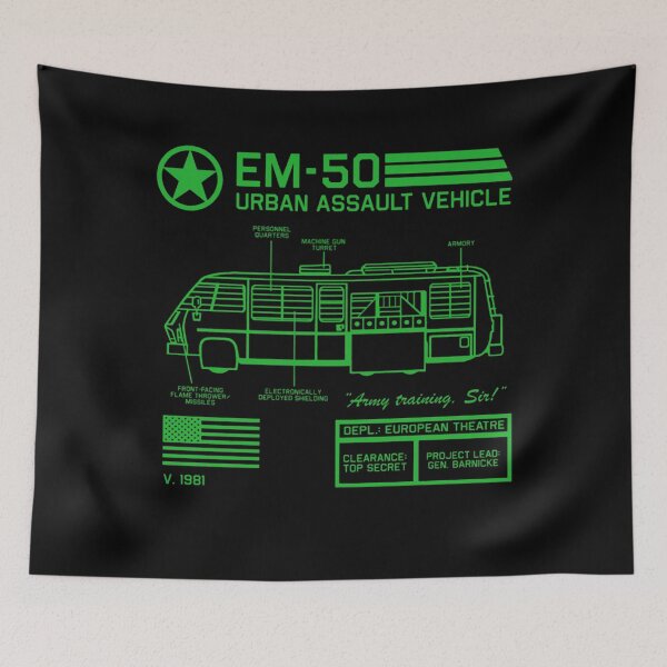 Item preview, EM-50 Urban Assault Vehicle Specs - Stripes Movie  European Theatre Clearance Top Secret Project Lead Gen Barnicke designed and sold by Ghanikhan.