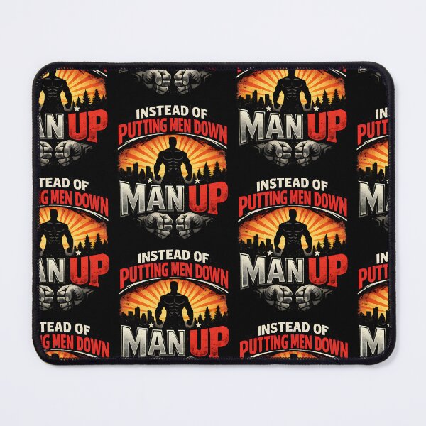 Item preview, Man Up Don’t Put Others Down Boxing Motivation Variant designed and sold by TeeTimeTreasure.