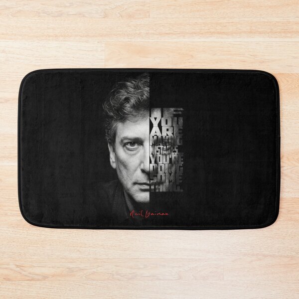 Item preview, Copy of Neil Gaiman Split Face Quote Poster designed and sold by Enea Kelo.