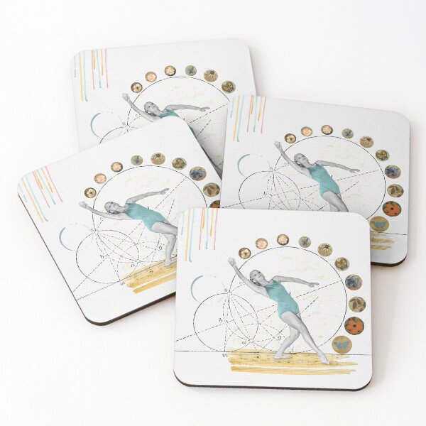 Item preview, Vintage Geometry – The Surreal Ballerina Collage designed and sold by The Blue Window.