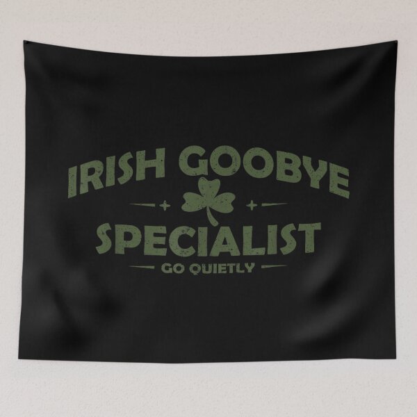 Item preview, Irish Goodbye Specialist Go Quietly Funny Saint Patricks Day Clover designed and sold by MiteKangerin.