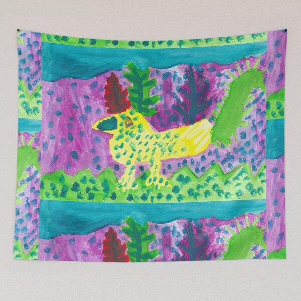Item preview, Vibrant Fantasy Creature Illustration designed and sold by nimbfeja.