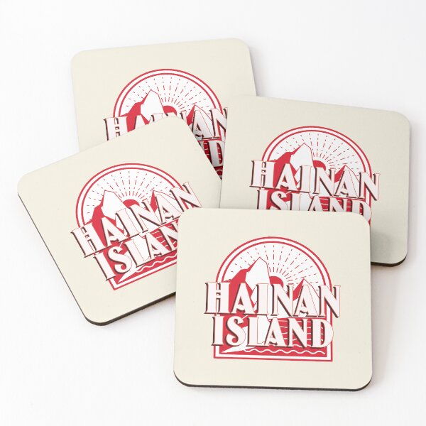 Item preview, Vintage Hainan Island China Surf Sticker – Retro Beach Travel Design designed and sold by Bold & Brewed.