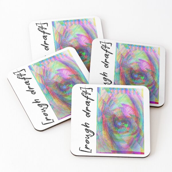 Item preview, color glitch eye sketch [rough draft] designed and sold by its-roughdrafts.
