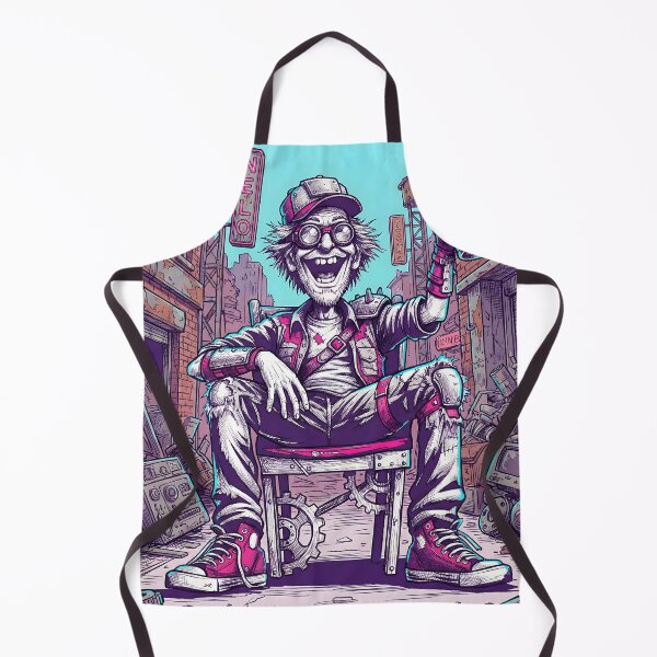 Item preview, Steampunk Beer Drinker Cyberpunk Punk Art 2026 designed and sold by MarCinu Art.