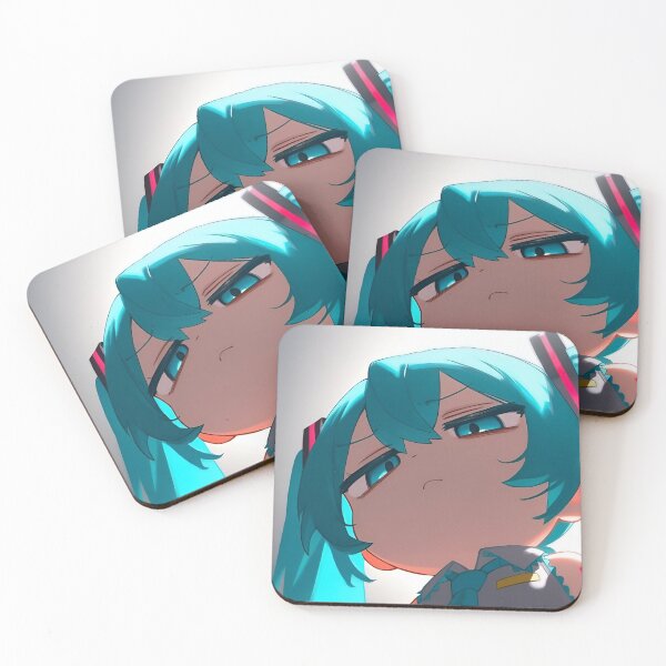 Item preview, Teal Twin-Tail Anime Girl – Cute Moody Vocal Idol Aesthetic designed and sold by Dyan4.