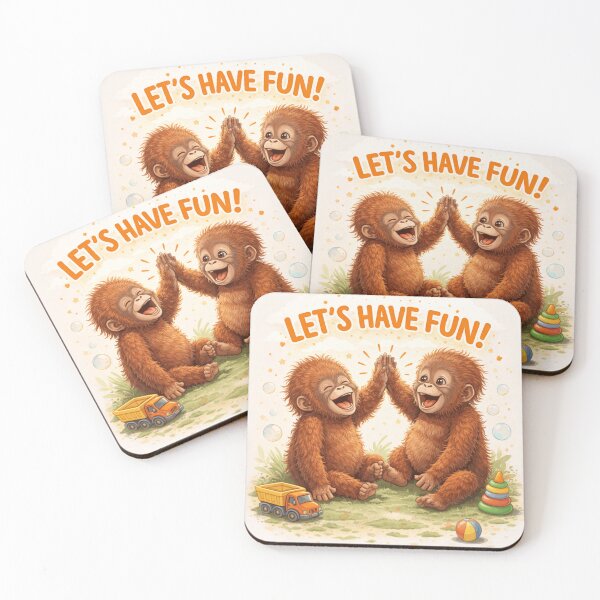 Item preview, Punch Monkey – Cute Baby Monkeys High Five Funny Kids T-Shirt designed and sold by LatestDesign95.