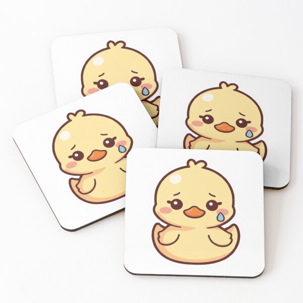 Item preview, Crying Duck Kawaii Pastel designed and sold by PastelPaws Atelier.