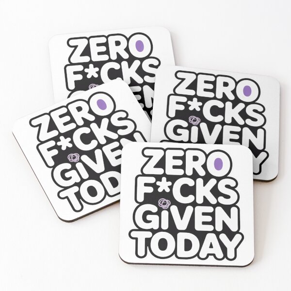Item preview, Zero F*cks Given Today ? – Sassy Quote Tee designed and sold by Ashley critters.