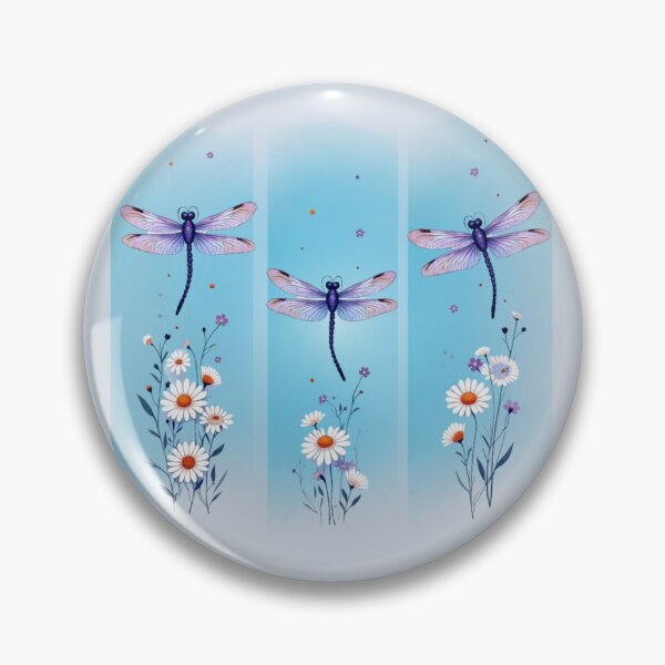 Item preview, Dragonfly Glow: Vibrant Nature Segmented Graphic designed and sold by PriyaMagic.