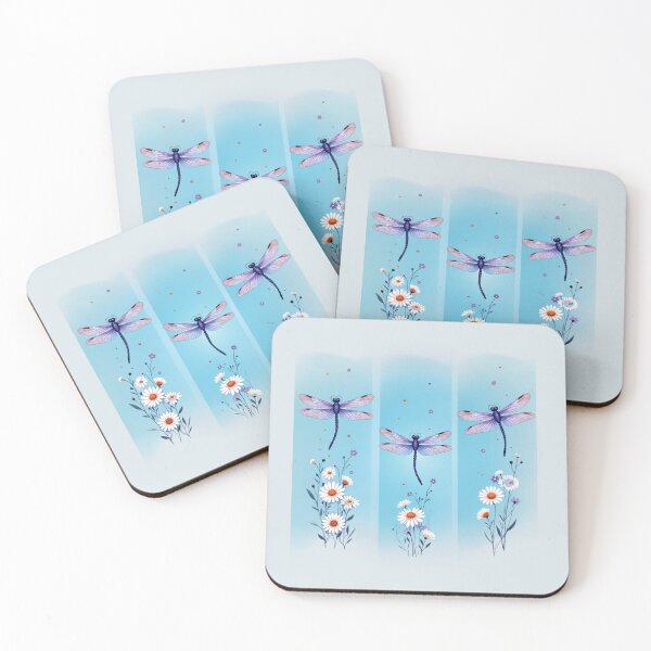 Item preview, Dragonfly Glow: Vibrant Nature Segmented Graphic designed and sold by PriyaMagic.
