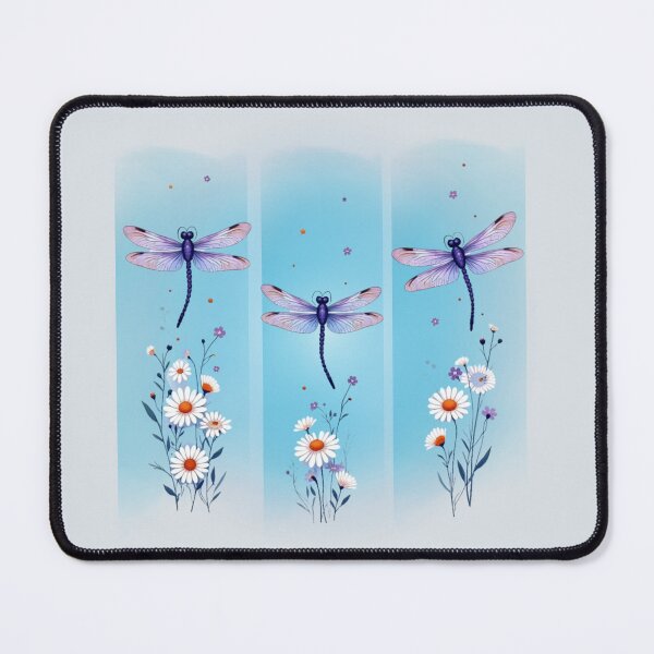 Item preview, Dragonfly Glow: Vibrant Nature Segmented Graphic designed and sold by PriyaMagic.