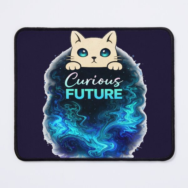 Item preview, Curious Future Cat T-Shirts – Cute Galaxy Aesthetic Style designed and sold by KDesignCrafts.