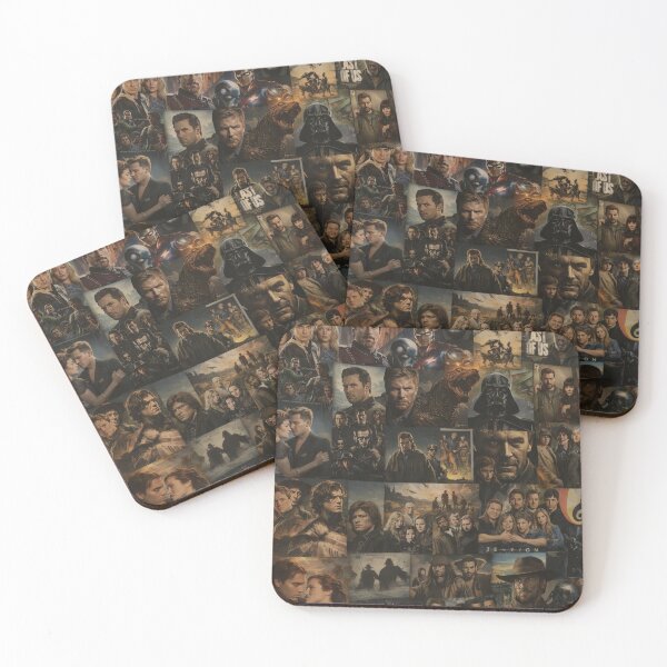 Item preview, Epic Movie and TV Show Posters Collage Wall designed and sold by Cine8.