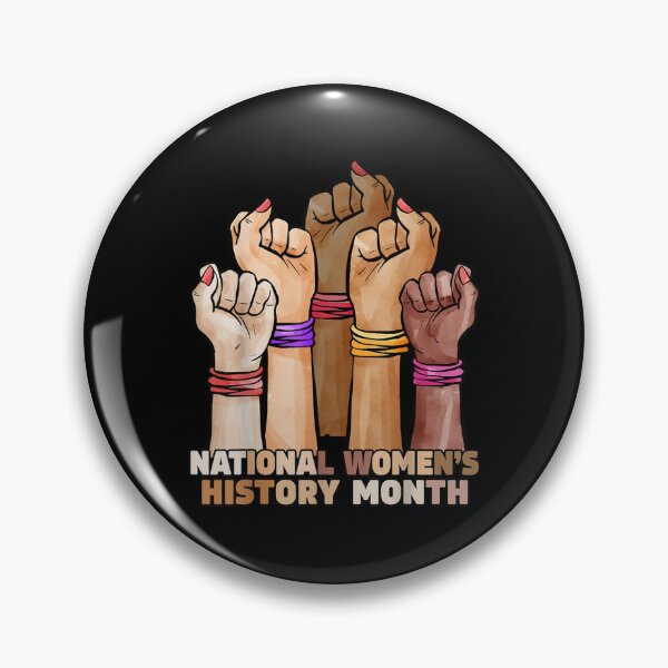 Item preview, National Women's History Month Diverse Raised Fists Women Empowerment designed and sold by RuperDelois.