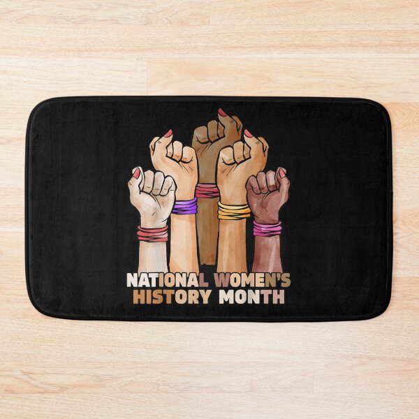 Item preview, National Women's History Month Diverse Raised Fists Women Empowerment designed and sold by RuperDelois.