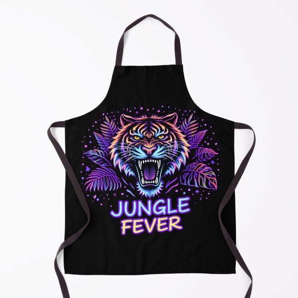 Item preview, Jungle Fever – Electric Tiger Neon Jungle Vibes designed and sold by leyfinder.