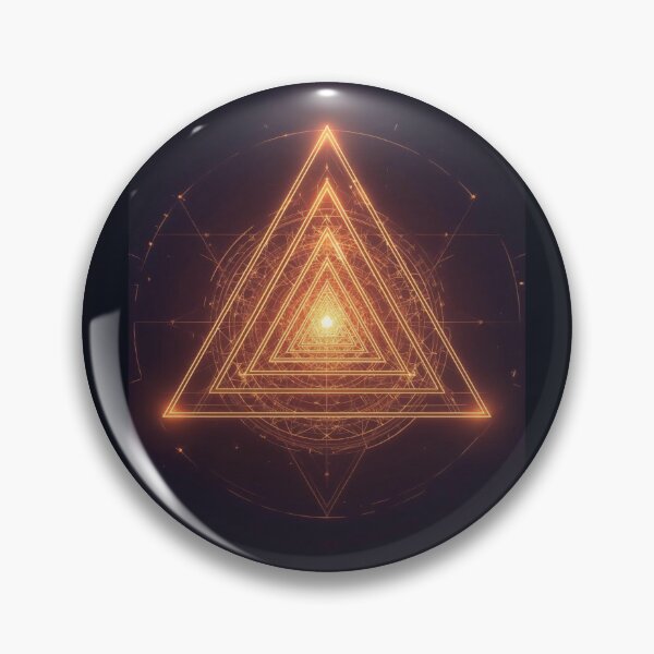 Item preview, Manifestation Sacred Geometry – Converging Golden Triangle Alignment Design designed and sold by ArtivaNest.