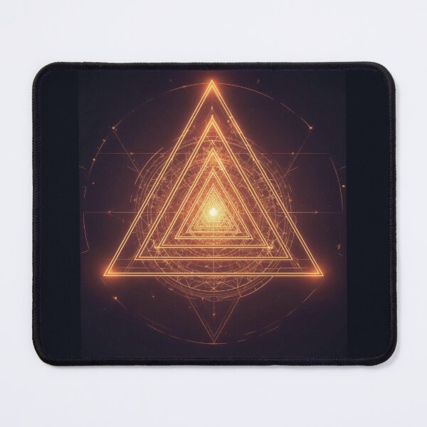 Item preview, Manifestation Sacred Geometry – Converging Golden Triangle Alignment Design designed and sold by ArtivaNest.