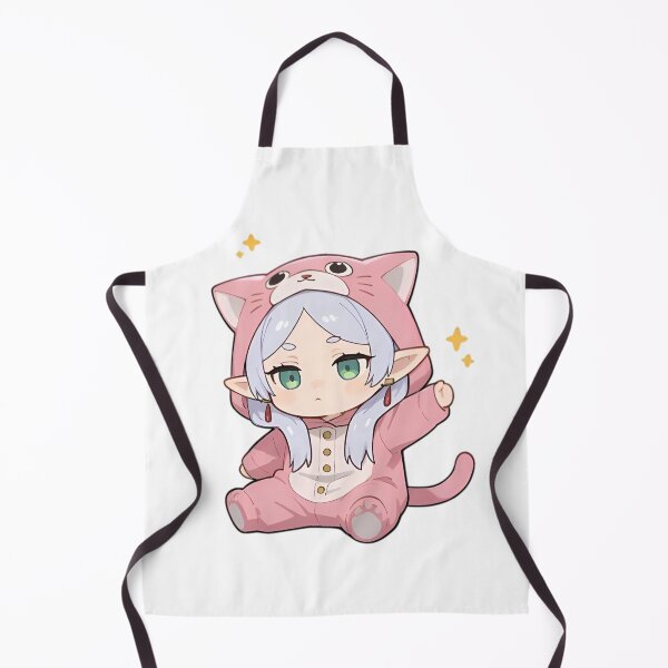 Item preview, Chibi Elf in Pink Cat Onesie – Cute Kawaii Fantasy Girl designed and sold by Dyan4.