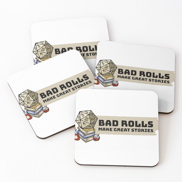 Item preview, Bad Rolls Make Great Stories - DND designed and sold by Trendy-Exe.