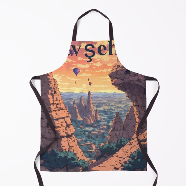 Item preview, Cappadocia Dreamscape Retro Anime Landscape designed and sold by JacksoonLester.