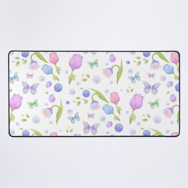 Item preview, Iridescent Garden – Pastel Butterflies and Floral Dream Illustration designed and sold by PandiaArts.