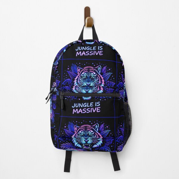 Item preview, Jungle Is Massive – Jungle Music Neon Big Cat designed and sold by leyfinder.