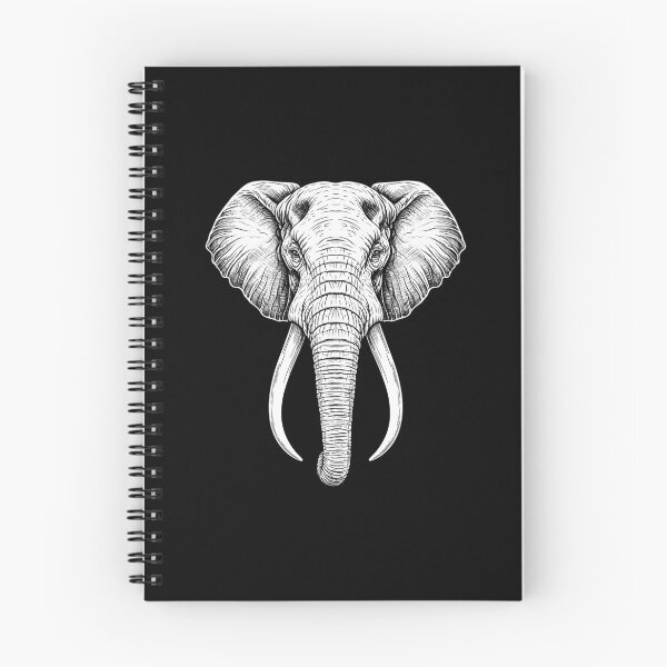 Item preview, Detailed elephant line art – Powerful animal tattoo design in sketch style designed and sold by Fuechse.