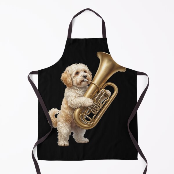 Item preview, Havanese Playing Tuba Player Tubaist Dog Lover designed and sold by DoodleTortle.