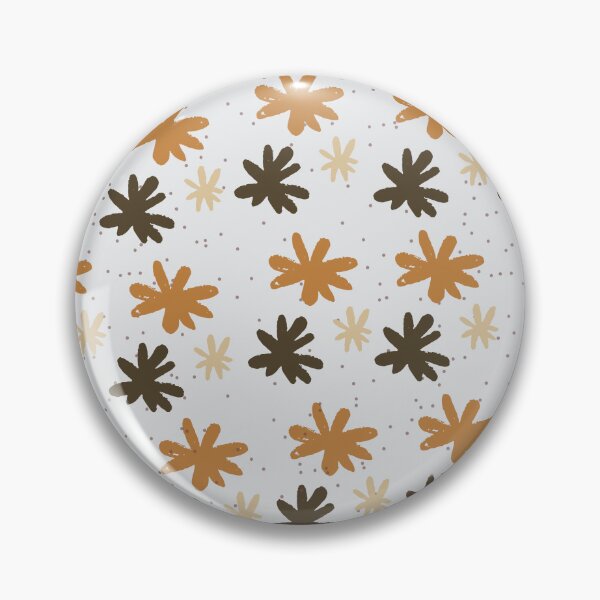 Item preview, Spring Floral Pattern | Grey and Orange designed and sold by ApricityPhrases.