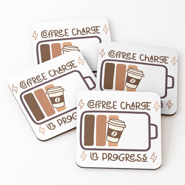 Item preview, Coffee Charge in Progress designed and sold by kreativdesigns_.