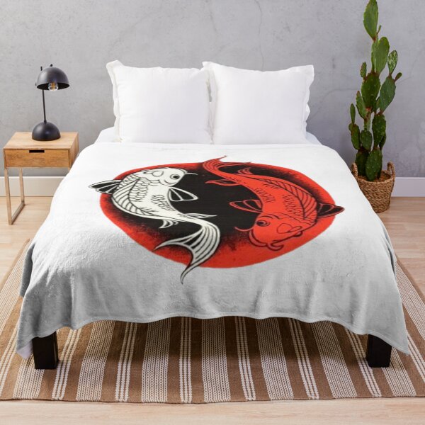 Item preview, Yin Yang Koi Fish Japanese Art designed and sold by HayatDesigns19.