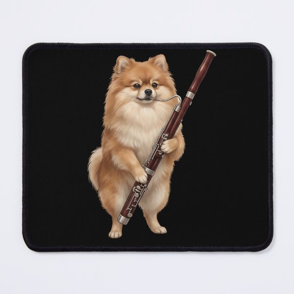 Item preview, Pomeranian Playing Bassoon Player Bassoonist Dog Lover designed and sold by TerryConnells.