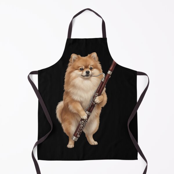 Item preview, Pomeranian Playing Bassoon Player Bassoonist Dog Lover designed and sold by TerryConnells.