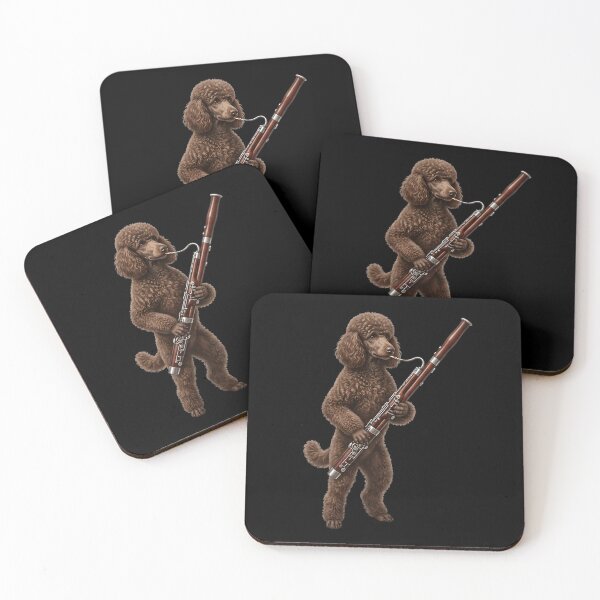 Item preview, Poodle Playing Bassoon Player Bassoonist Dog Lover designed and sold by TerryConnells.